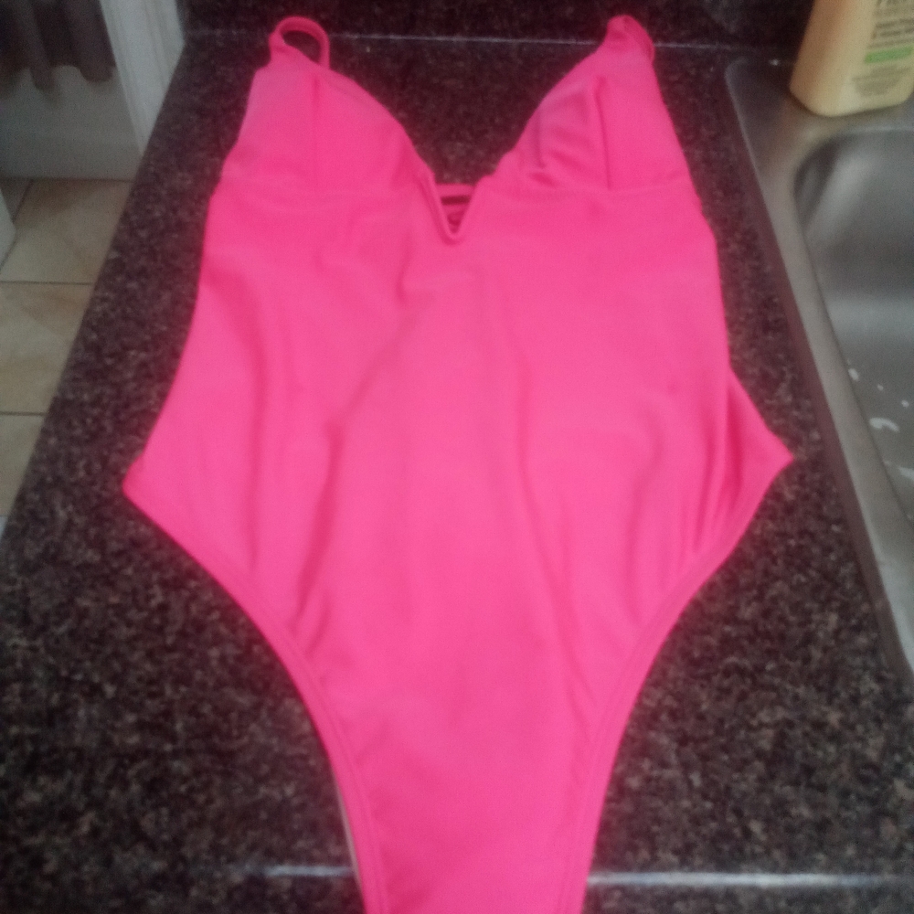 Cupshe Pink One Piece Swimsuit